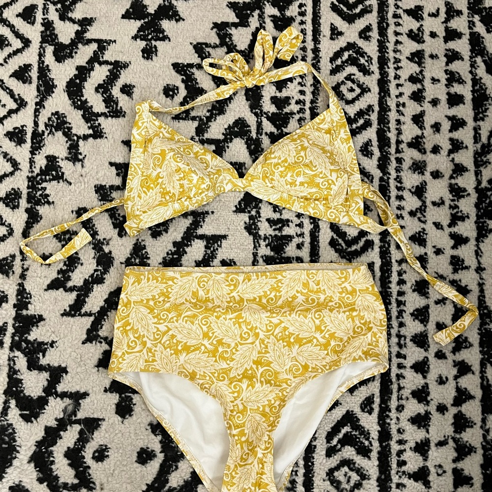 Loft yellow bikini